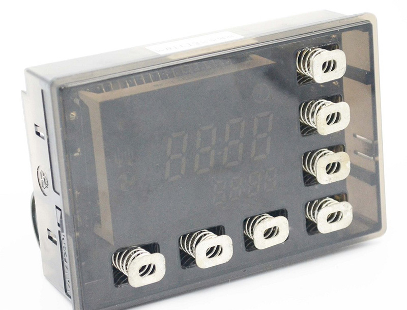 Touch oven control timer